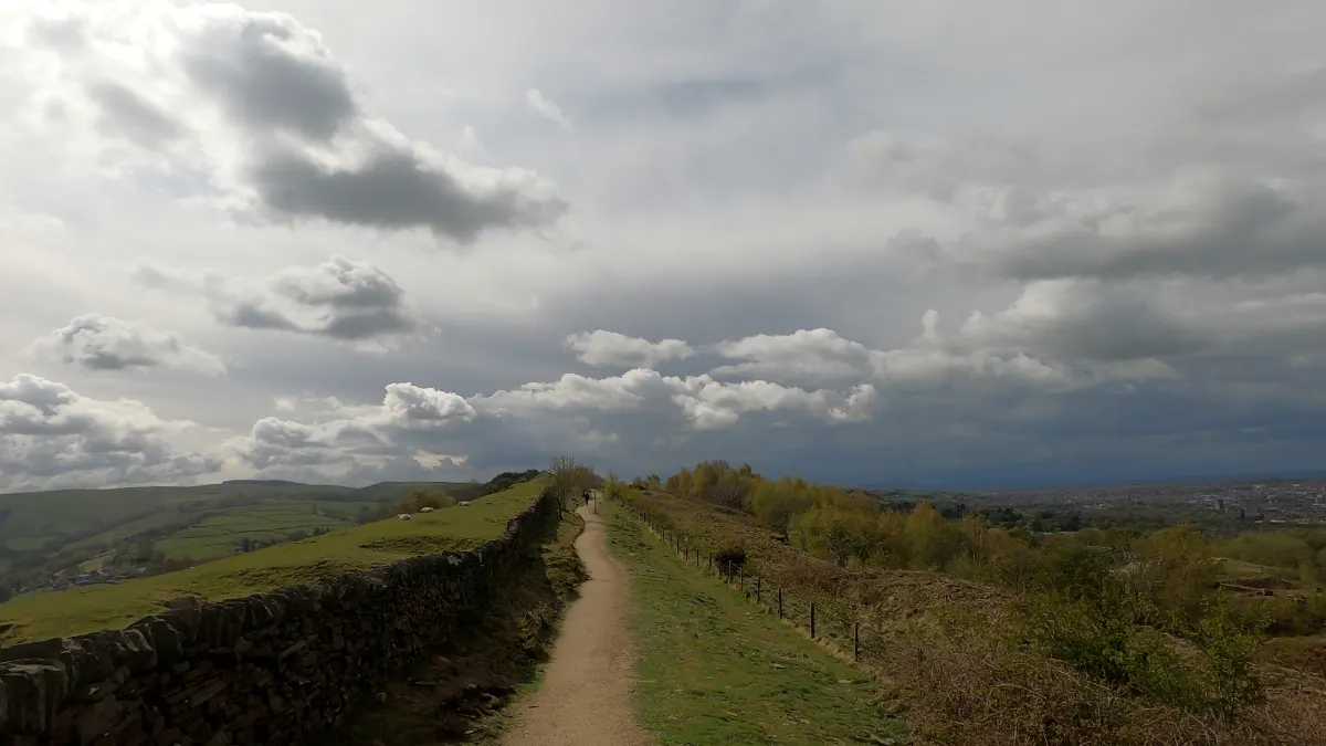 On the Bollington, White Nancy and Kerridge Hill route