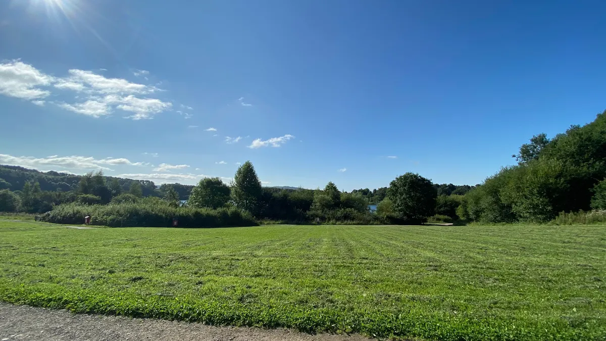 On the Congleton Parkrun Course at Astbury Mere route