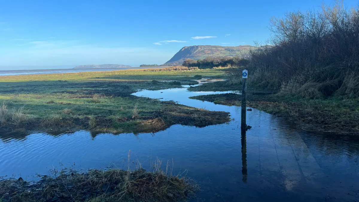 On the Llanfairfechan to Bangor route