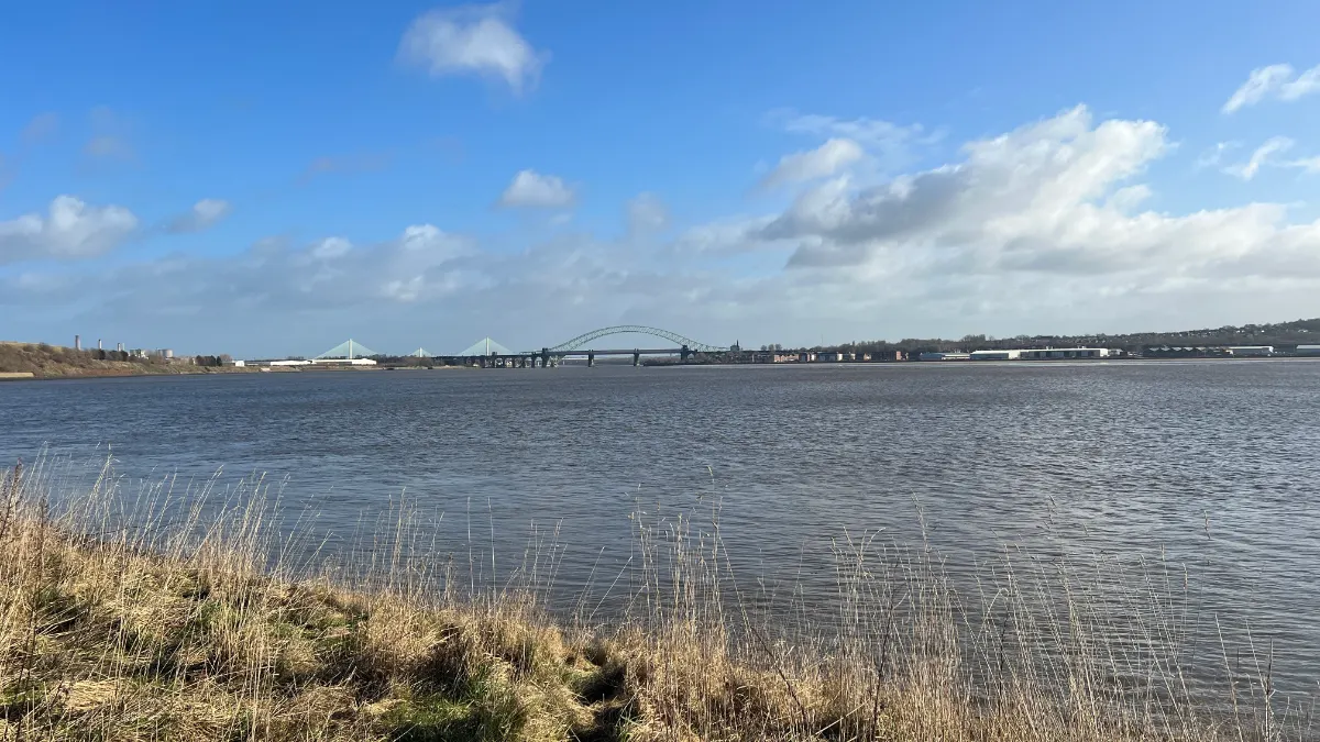 On the Widnes to Speke along the Mersey route