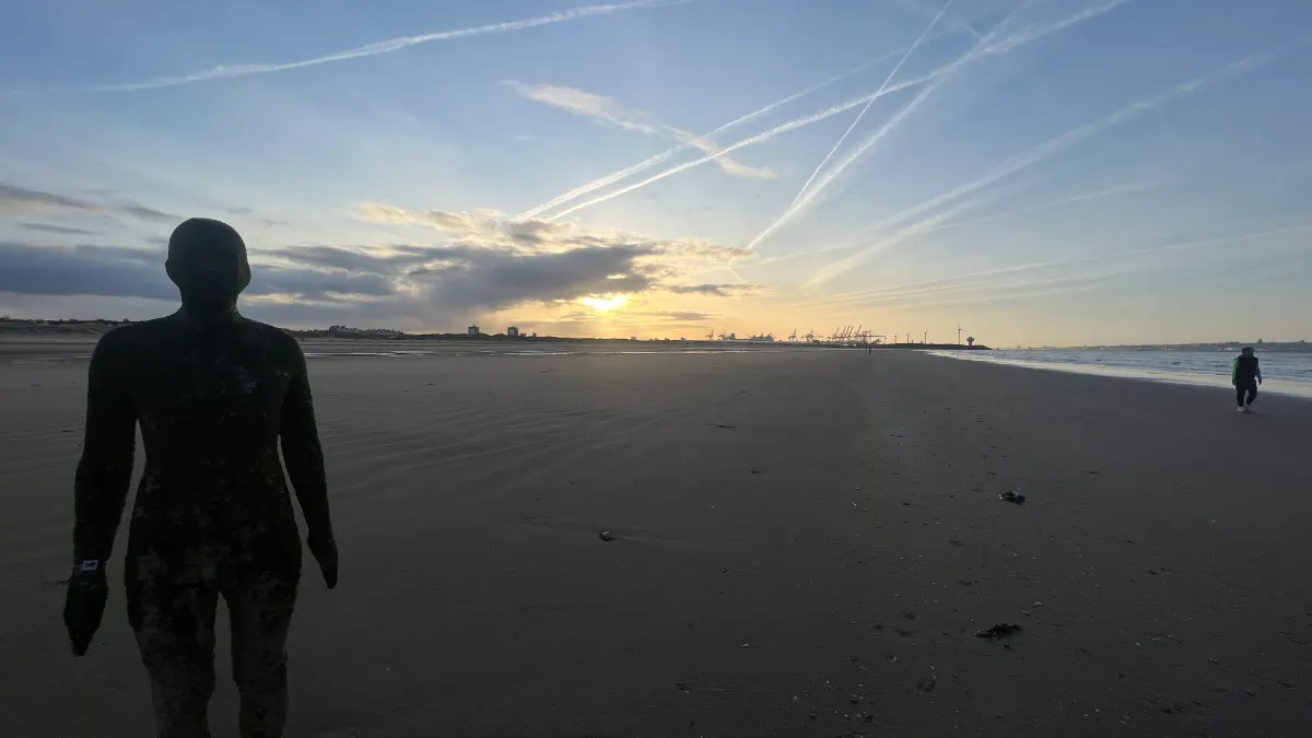 On the Crosby to Formby: Another Place and the Sefton Coast route