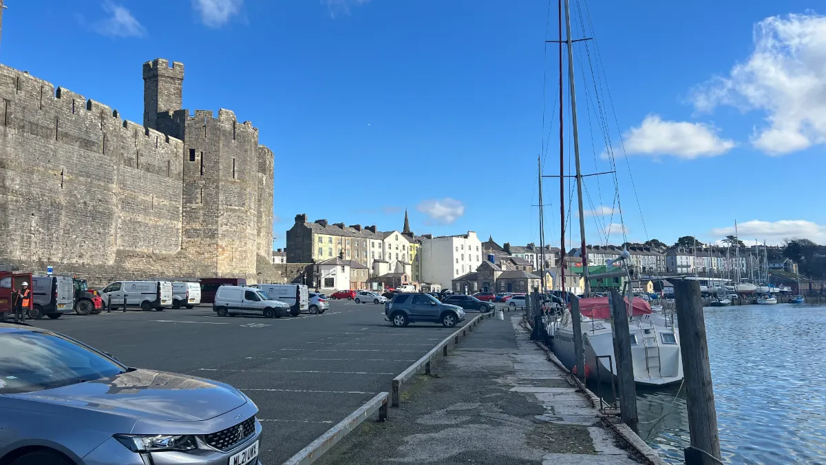 On the Bangor to Caernarfon on the Wales Coast Path route