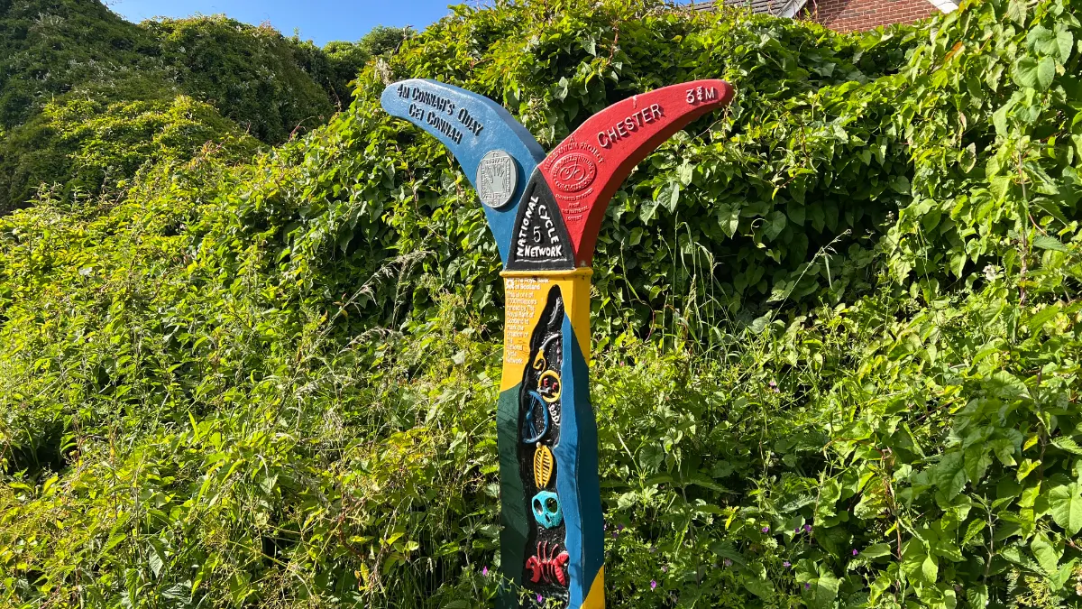 On the Chester Greenway and River Dee Loop route